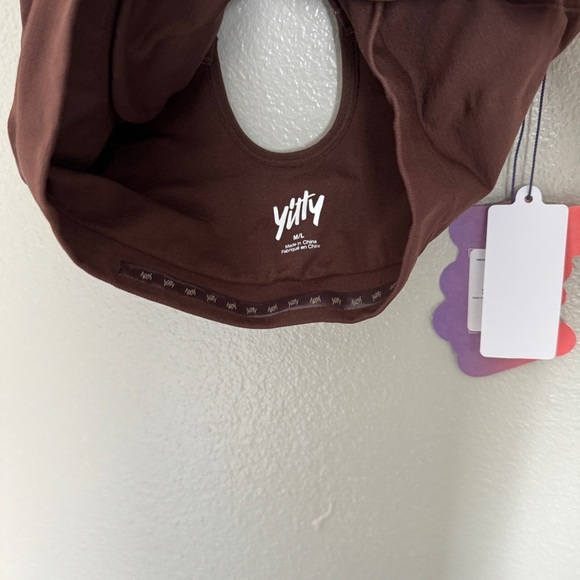 Fabletics/yitty bralette, Nearly Naked shaping plunge Bra,BOSSE D up Brown, M//L - Picture 4 of 5